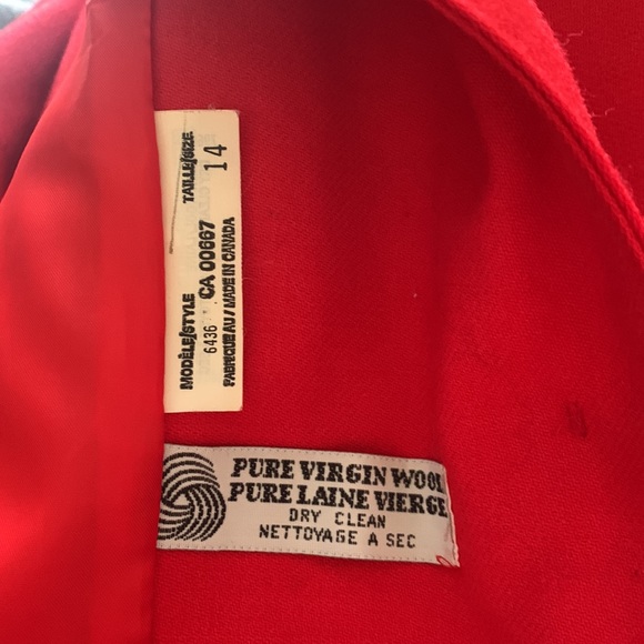 Vintage Red Blazer - Picture 4 of 5